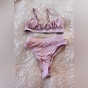 Brand New Dusty Pink High Waisted Bikini